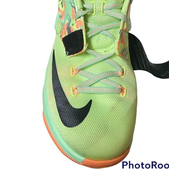 Nike KD VII 7 Easter Liquid Lime Viper Green Black Glow Shoes Sz 7Y - Picture 6 of 11